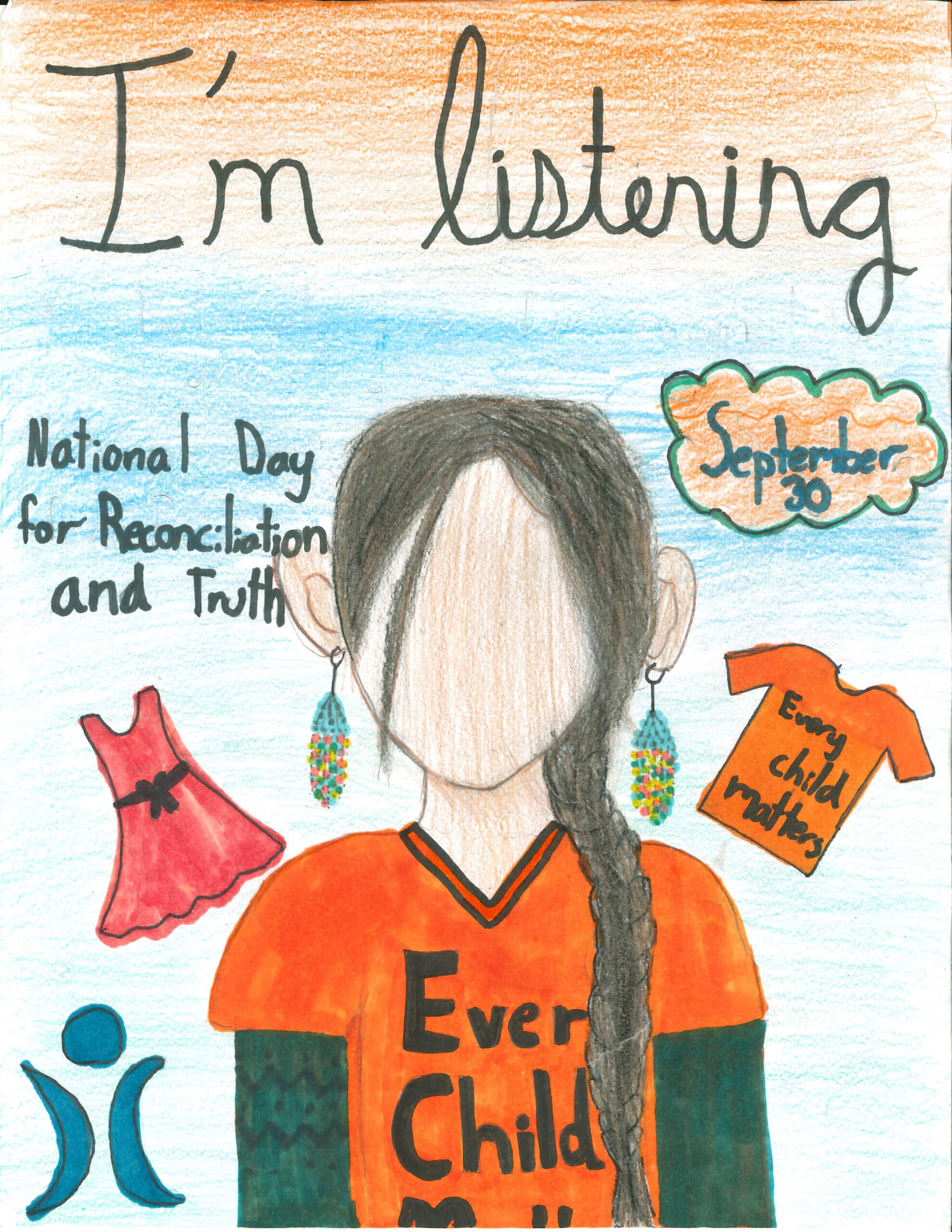 Truth and reconciliation poster by Vanya age 12.