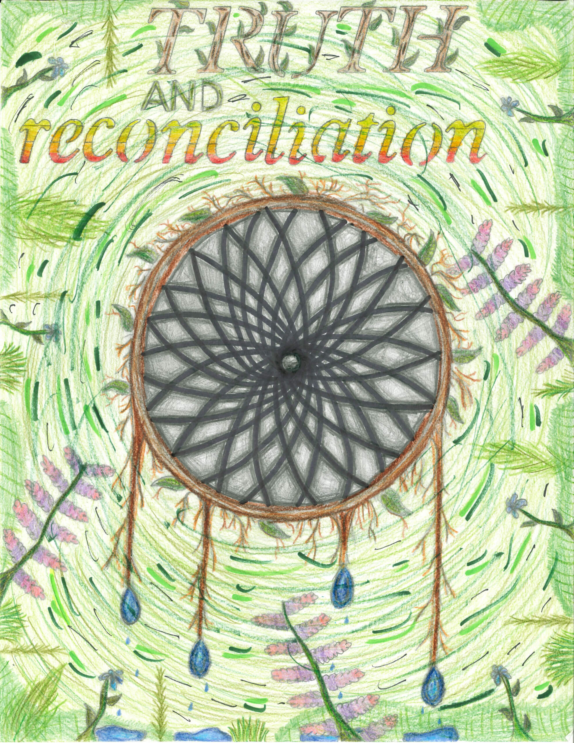 Truth and Reconciliation poster by Evan and Hunter age 12.