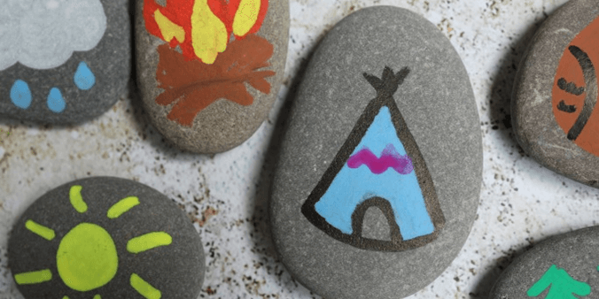 Painted rocks